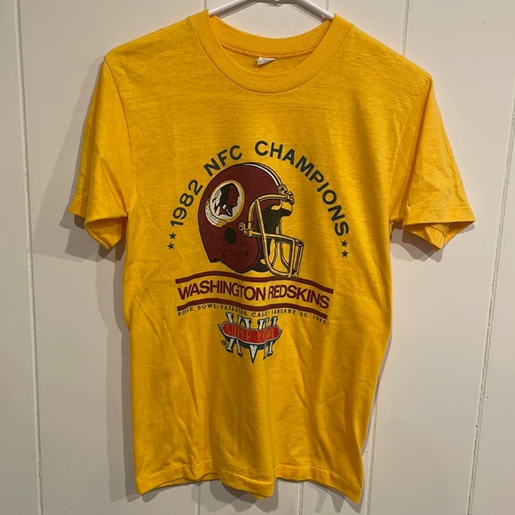 Vintage Other - Vintage 1982 NFC Champions Washington Redskins XVII Rose Bowl Super Bowl T-Shirt